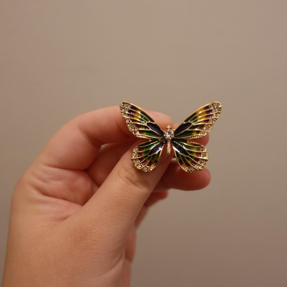 Colorful Butterfly Brooch